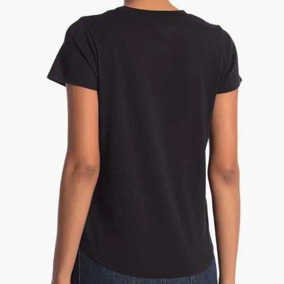 NEW Madewell Black Vintage Crewneck Cotton Short Sleeve T-Shirt Top - Picture 2 of 8